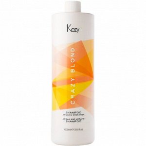 Шампунь деликатный для поврежденных волос CRAZY BLOND 1000 мл.
