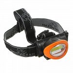 ЧИНГИСХАН Фонарь налобный 5 Вт COB LED, 3xAAA, 6,8х4 см