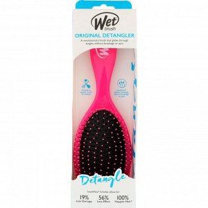 Wet Brush, Оригинальная расческа для распутывания волос, розовая, 1 щетка