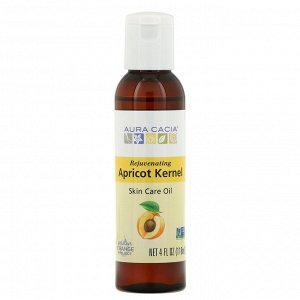 Aura Cacia, Skin Care Oil, Rejuvenating Apricot Kernel, 4 fl oz (118 ml)