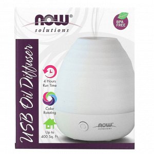 Now Foods, Solutions, USB-распылитель масла, 1 шт.