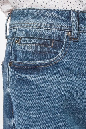 Укороченные джинсы из 100% хлопка