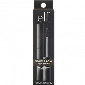 E.L.F., Wow Brow Gel, гель для бровей, темно-коричневый, 3,5 г (0,12 унции)