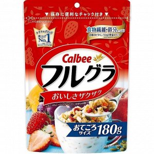 Мюсли Calbee фруктовое ассорти 180г 1/10 пакет Япония