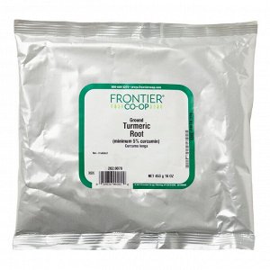 Frontier Natural Products, Молотый корень куркумы, 16 унций (453 г)