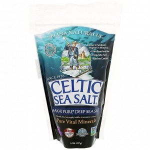 Celtic Sea Salt, Чистая морская соль Makai, важнейшие минералы, 0,5 фунта (227 г)