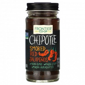 Frontier Natural Products, Chipotle, Smoked Red Jalapenos, 2.15 oz (61 g)