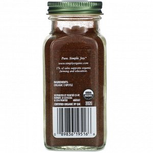 Simply Organic, Органический порошок халапено, 2,65 унции (75 г)