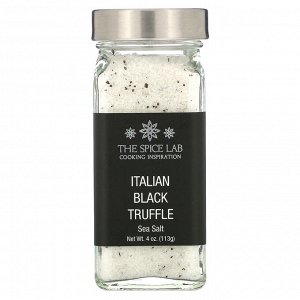 The Spice Lab, Italian Black Truffle Sea Salt, 4 oz (113 g)