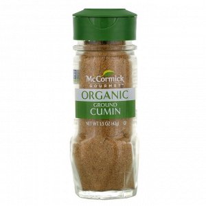 McCormick Gourmet, Органический, молотый тмин, 1.5 унц. (42 г.)