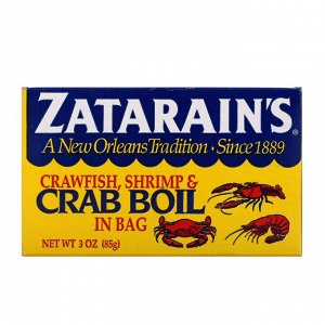 Zatarain&#x27 - s, Crawfish, Shrimp, & Crab Boil in Bag, 3 oz (85 g)