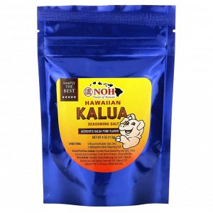 NOH Foods of Hawaii, Hawaiian Kalua Seasoning Salt, 4 oz (113 g)