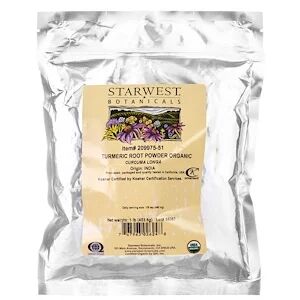 Starwest Botanicals, Органический порошок куркумы, 1 фунт (453.6 г)