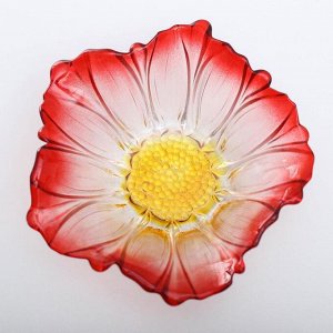 СИМА-ЛЕНД Салатник «Красный цветок», 550 мл, 19,5?8 см