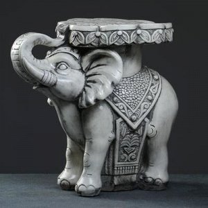 Фигура - подставка "Слон стоя" камень, 32х23х40см