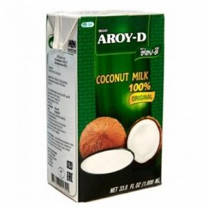 Кокосовое молоко AROY-D , 1л. Tetra Pak