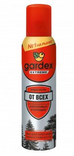 GARDEX  Extreme Аэрозоль от летающих насекомых и клещей 150 мл  (24)