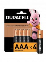 DURACELL Basic AAA Батарейки алкалиновые 1.5V LR03 4шт