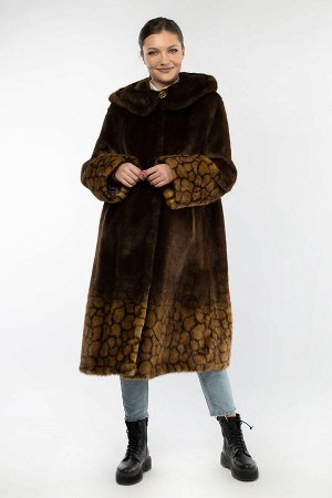 02-1259 Пальто шуба искусственная женская