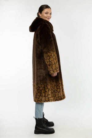 02-1259 Пальто шуба искусственная женская