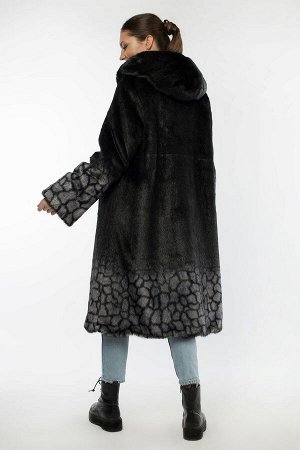 02-1261 Пальто шуба искусственная женская