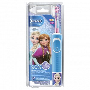 ОРАЛ-БИ щетка зубная электрическая для детей от 3 лет Frozen тип 3710 с зарядным устройством тип 3757