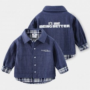 Джинсовая рубашка BabyKids Element b185
