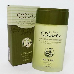 3W Освежающая эмульсия с оливой для мужчин "Olive For Man Fresh Emulsion" 150мл, 1*50шт. Арт-85784