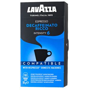 Кофе капсулы LAVAZZA Espresso Decaffeinato Ricco 1уп х 10 капсул