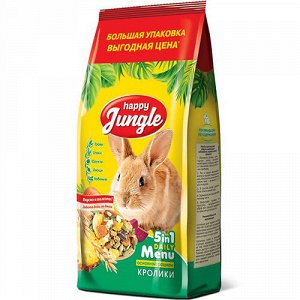 Happy Jungle Корм д/кроликов 900гр (1/10)