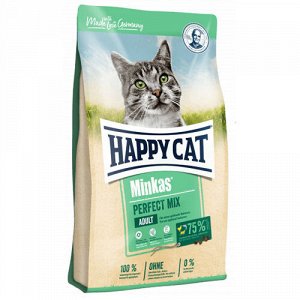 Happy Cat Minkas Mix д/кош Птица/Ягненок/Рыба 4кг (70048)