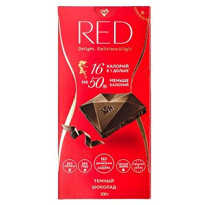 Шоколад RED темный 100 г 1 уп. х 20 шт.