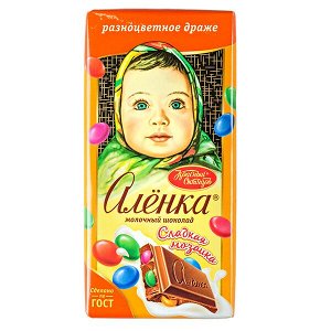 Шоколад Аленка Сладкая мозаика 90 г .
