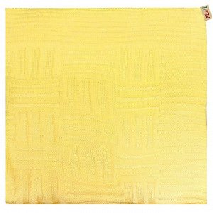 Плед вязаный "Light yellow quadro", 130х180 см, 87-V336/2