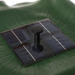 Фонтал плавающий «Лотос», d = 30 см, на солнечной батарее