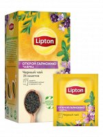 Чай Lipton &quot;Открой Гармонию&quot; черный с чабрецом 25 пакетиков