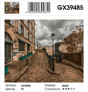 Картина по номерам на подрамнике GX39485