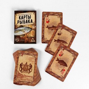 Игральные «Карты рыбака», 36 карт