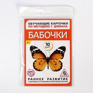 Обучающие карточки по методике Г. Домана «Бабочки», 10 карт, А6