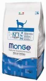 Monge Urinary сухой корм для кошек профилактика МКБ 1,5кг