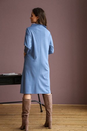 Платье 463/1, голубой
