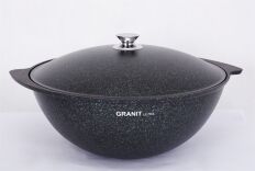 Казан для плова 6л, АП линия "Granit ultra" (blue)