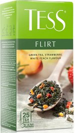 Чай Тесс Flirt green tea 1,5г 1/25/10, шт