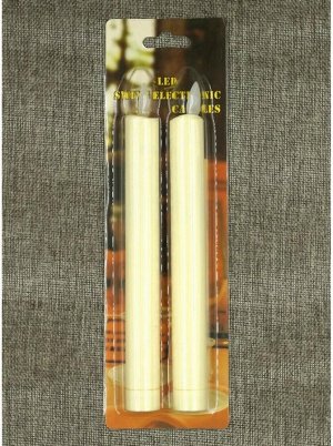 Свеча античная световая Ветерок 2,2 х 21,5 см набор