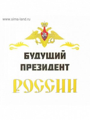 Термонаклейка Будущий президент России 21 х 21 см на листе набор 10 шт