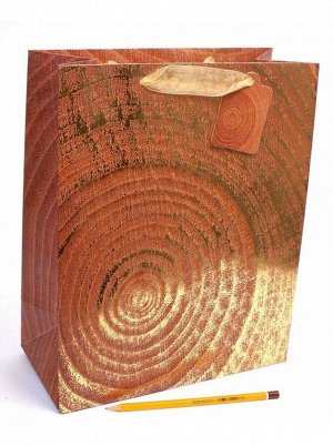 Пакет ламинированный Дерево 26 х 32 х 12,5 см цвет МИКС KR-Q2011M