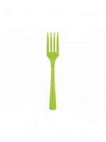 Вилка пластмассовая Kiwi Green 20 шт