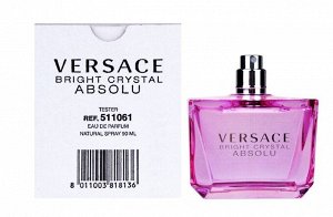 VERSACE CRYSTAL BRIGHT ABSOLU lady TEST 90ml edp без крышки  парфюмерная вода женская Тестер