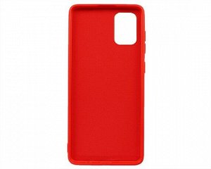 Чехол Samsung A71 A715F 2020 Microfiber (красный)