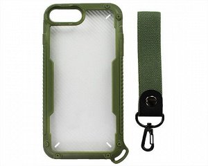 Чехол iPhone 7/8 Plus Armor Carbon (зеленый)